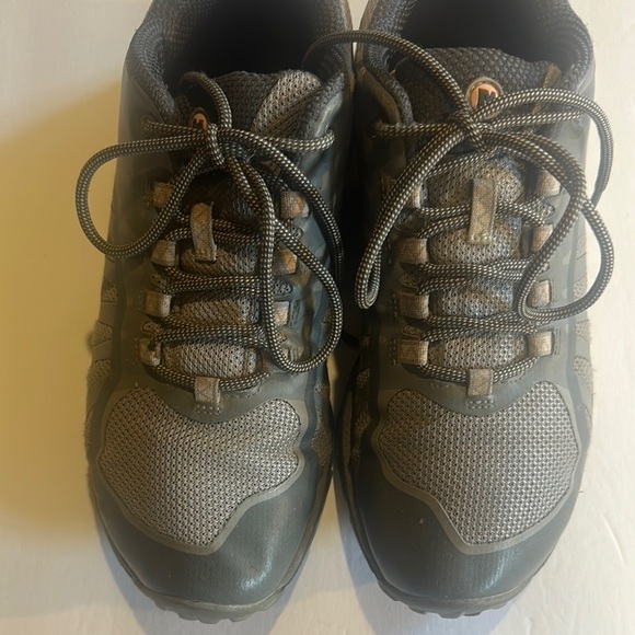 Merrell Gray light pink Siten Athletic Shoes wi Sturdy Design J46612 mesh laceup main image 4